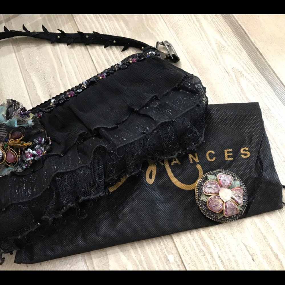 Mary Frances “Can-Can” Bag & coordinating compact.
